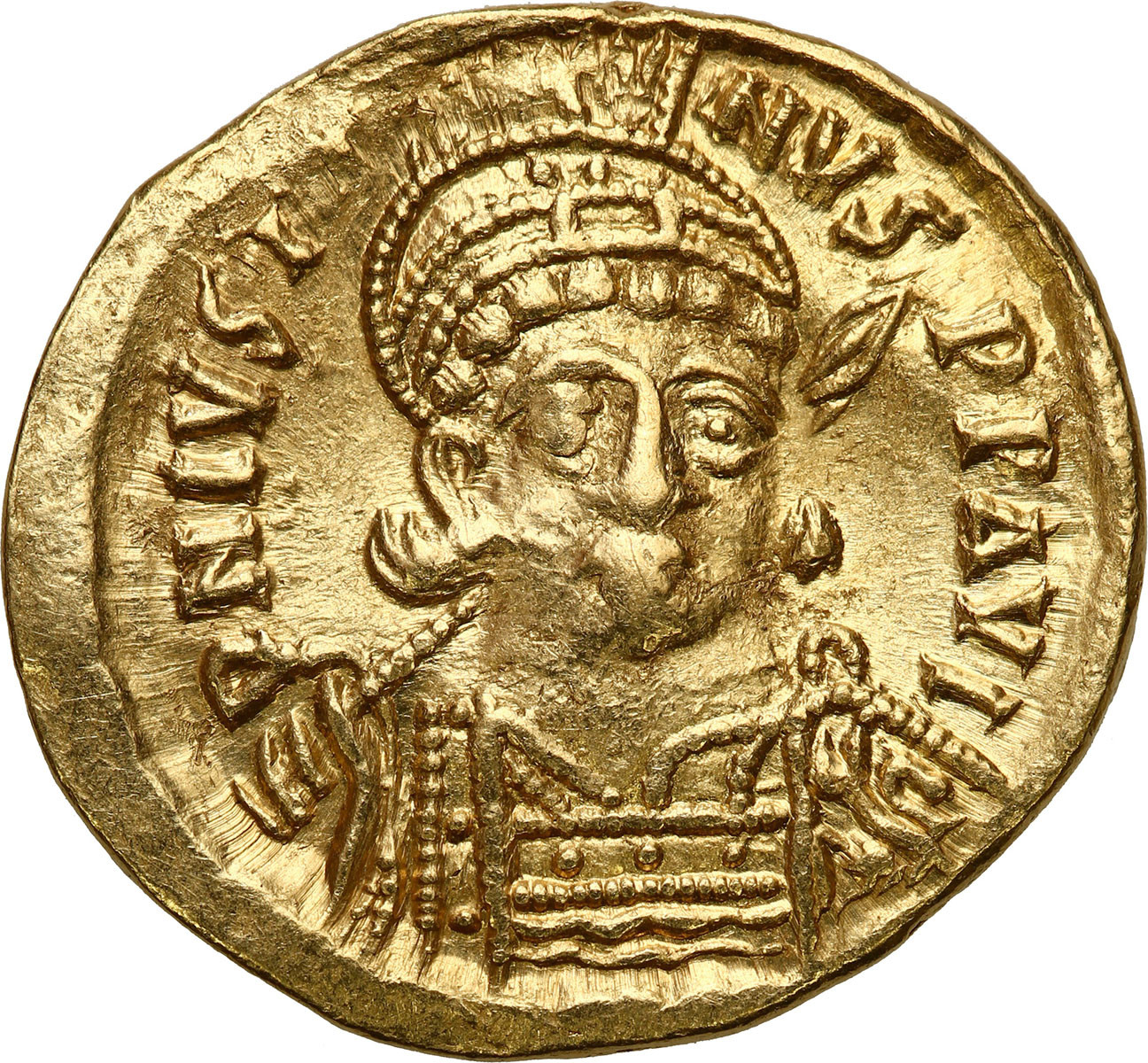 Bizancjum. Justyn I (518-527). Solid, Konstantynopol